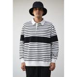 BIG BORDER RUGGER SHIRT | AZUL BY MOUSSY | 詳細画像4 