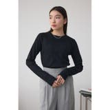 シアーネックリブトップス | AZUL BY MOUSSY | 詳細画像11 