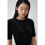 ベロア5分袖トップス | AZUL BY MOUSSY | 詳細画像12 