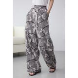 柄GRY5 | フロントタックイージーワイドパンツ | AZUL BY MOUSSY