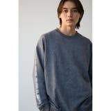 GRY | スモーク総柄スウェット | AZUL BY MOUSSY