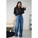 ハーフスリーブクロップドレースシャツ | AZUL BY MOUSSY | 詳細画像13
