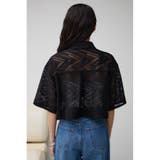 ハーフスリーブクロップドレースシャツ | AZUL BY MOUSSY | 詳細画像16