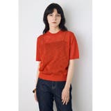 RED | シアークルーネックニットトップス | AZUL BY MOUSSY