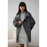 スタンドカラーウォッシャブルミディコート | AZUL BY MOUSSY | 詳細画像31