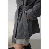 スタンドカラーウォッシャブルミディコート | AZUL BY MOUSSY | 詳細画像42