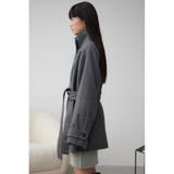 スタンドカラーウォッシャブルミディコート | AZUL BY MOUSSY | 詳細画像35