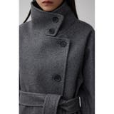 スタンドカラーウォッシャブルミディコート | AZUL BY MOUSSY | 詳細画像37