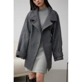 スタンドカラーウォッシャブルミディコート | AZUL BY MOUSSY | 詳細画像29