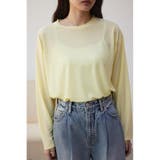 L/YEL1 | シアーロゴロンT | AZUL BY MOUSSY
