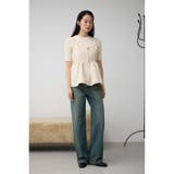 ジャガードフレアキャミ | AZUL BY MOUSSY | 詳細画像3