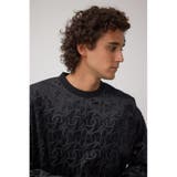 ベロアエンボス総柄トップス | AZUL BY MOUSSY | 詳細画像2 