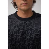 ベロアエンボス総柄トップス | AZUL BY MOUSSY | 詳細画像8 