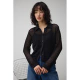 メッシュポロニット | AZUL BY MOUSSY | 詳細画像12