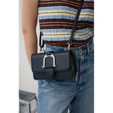 BLK | フェイクレザーメタルパーツウォレットバッグ | AZUL BY MOUSSY