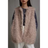 L/BEG1 | プードルフェイクファーベスト | AZUL BY MOUSSY