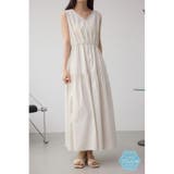 L/BEG1 | C/T撥水ティアードドロストワンピース | AZUL BY MOUSSY