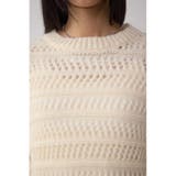 メッシュボーダーインナーセットニット | AZUL BY MOUSSY | 詳細画像8 