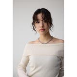 オフショルダーニット | AZUL BY MOUSSY | 詳細画像1