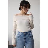 オフショルダーニット | AZUL BY MOUSSY | 詳細画像2