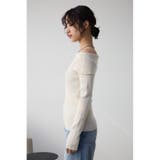 オフショルダーニット | AZUL BY MOUSSY | 詳細画像5