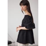 2WAYペプラムギャザーブラウス | AZUL BY MOUSSY | 詳細画像18