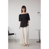 2WAYペプラムギャザーブラウス | AZUL BY MOUSSY | 詳細画像19 