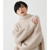 WIDE RIB H／N VOLUME KNIT TOPS | AZUL BY MOUSSY | 詳細画像24 