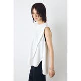 リュクスフローノースリフレアカットトップス | AZUL BY MOUSSY | 詳細画像4 