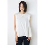 O/WHT1 | リュクスフローノースリフレアカットトップス | AZUL BY MOUSSY