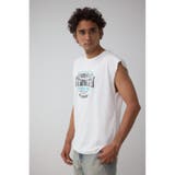 ピグメントグラフィックノースリーブトップス | AZUL BY MOUSSY | 詳細画像3 