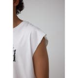 ピグメントグラフィックノースリーブトップス | AZUL BY MOUSSY | 詳細画像10 