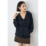 ダブルジップアソートロゴフーディ | AZUL BY MOUSSY | 詳細画像1 