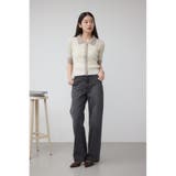 シャギーコンビポロニットトップス | AZUL BY MOUSSY | 詳細画像4 