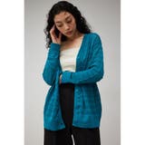 シャドーボーダーニットカーディガン | AZUL BY MOUSSY | 詳細画像22