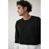SWITCHING KNIT PULLOVER | AZUL BY MOUSSY | 詳細画像12