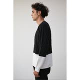 SWITCHING KNIT PULLOVER | AZUL BY MOUSSY | 詳細画像16