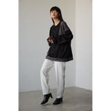 フェイクスウェードパネル切替トップス | AZUL BY MOUSSY | 詳細画像23