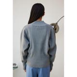 ジップアップニットブルゾン | AZUL BY MOUSSY | 詳細画像26 