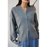 T.GRY | ジップアップニットブルゾン | AZUL BY MOUSSY