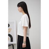 ビジュー付ロゴTEE | AZUL BY MOUSSY | 詳細画像5 