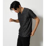 RANDOM TACK BORDER V/N TEE | AZUL BY MOUSSY | 詳細画像2