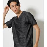 RANDOM TACK BORDER V/N TEE | AZUL BY MOUSSY | 詳細画像3