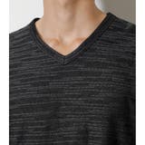 RANDOM TACK BORDER V/N TEE | AZUL BY MOUSSY | 詳細画像8