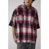 柄RED5 | シアーチェックシャツ | AZUL BY MOUSSY