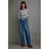 グリッターリブ長袖ニットトップス | AZUL BY MOUSSY | 詳細画像14