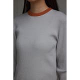 グリッターリブ長袖ニットトップス | AZUL BY MOUSSY | 詳細画像18