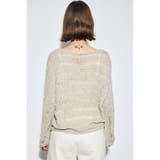 テープヤーンドルマンニットトップス | AZUL BY MOUSSY | 詳細画像23