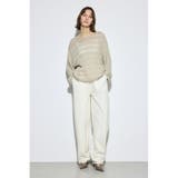 テープヤーンドルマンニットトップス | AZUL BY MOUSSY | 詳細画像24