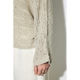 テープヤーンドルマンニットトップス | AZUL BY MOUSSY | 詳細画像27